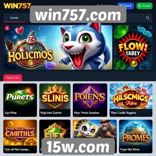 Jogos populares disponíveis no site win757 com foco em entretenimento